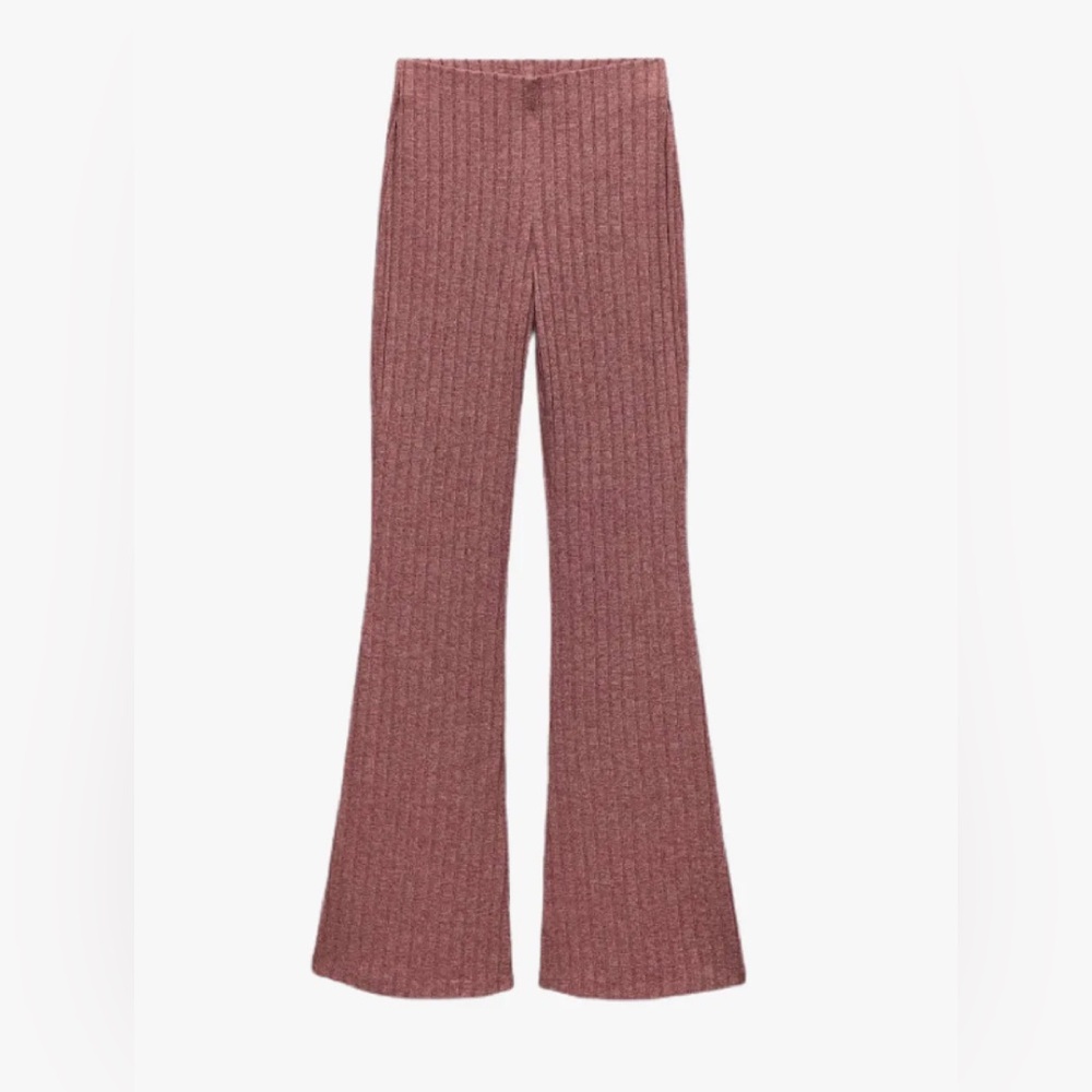 Zara soft rib pants